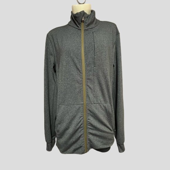 Lululemon Men's Sojourn Athletic Track Jacket Heathered Gray - Picture 1 of 12